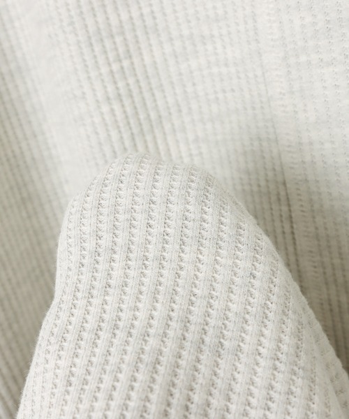 andme(アンドミー)の「ワッフルタートルネック長袖Tシャツワンピース(ワンピース・レディース・ライトブルー/ブラック/アイボリー/ブラウン/オートミール・M)」の21枚目の写真