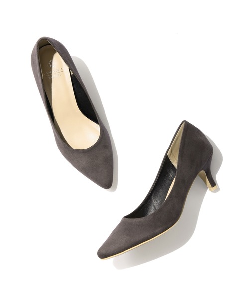 ROPE' PICNIC（ロペピクニック）の「リサイクルスエードプレーンパンプス（パンプス・レディース・ブラック系その他/チャコールグレー・23.0cm/23.5cm/24.0cm/24.5cm）」の4枚目の写真