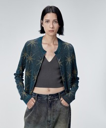 JNBY | Vintage Feel Fitted Jacquard Cardigan(ニット/セーター)