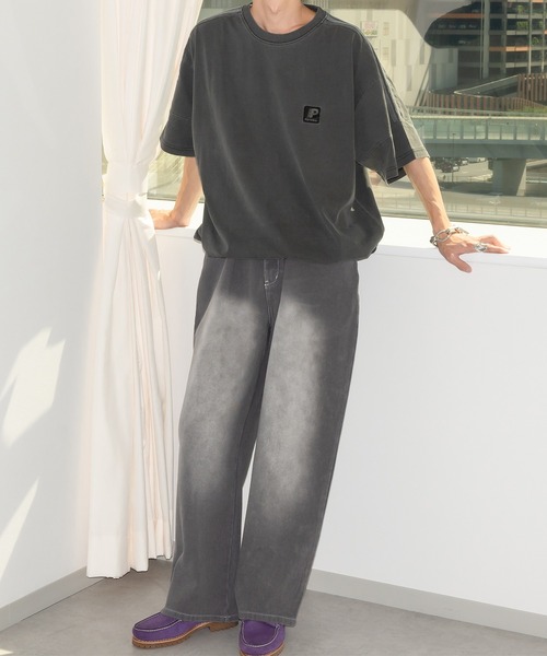 Perushu(ペルーシュ)の「タックカラーフェードパンツ(その他パンツ・メンズ・ブラック/スモークピンク/ブラウン/ワインレッド・SMALL/MEDIUM/LARGE)」の13枚目の写真