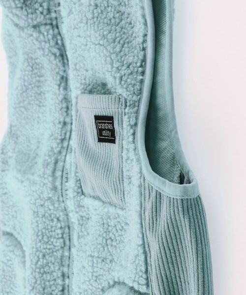 BRANSHES（ブランシェス）の「ボアベスト（ベスト・キッズ・アイボリー/サックスブルー・120/140/150/130/90/100/110）」の19枚目の写真