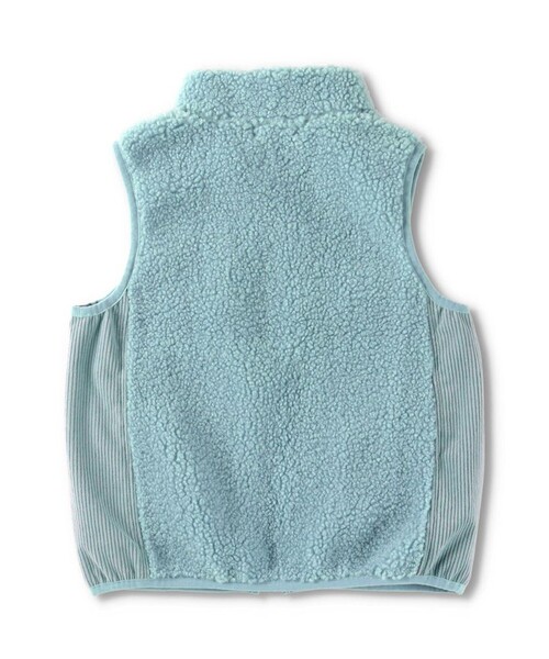 BRANSHES（ブランシェス）の「ボアベスト（ベスト・キッズ・アイボリー/サックスブルー・120/140/150/130/90/100/110）」の21枚目の写真