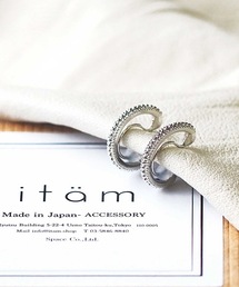 【itam】アイタム/ フープノンホールピアス/金属アレルギー対応イヤリング