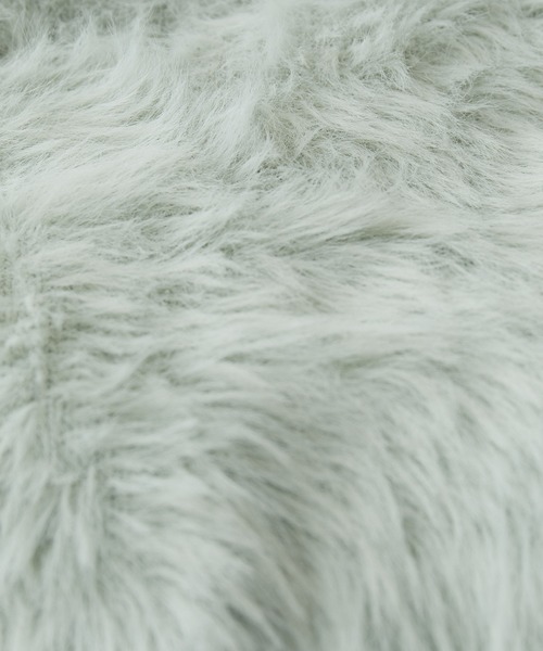 VIS（ビス）の「ラビットタッチカーディガン（カーディガン/ボレロ・レディース・グリーン系その他/チャコールグレー/ピンク/キナリ・FREE）」の5枚目の写真