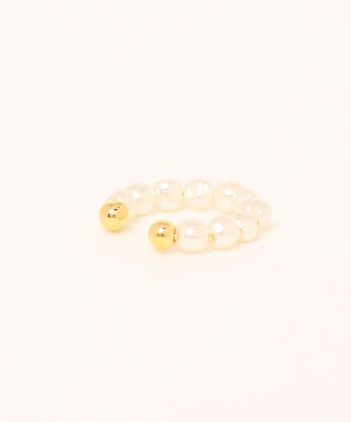 ROSE BUD（ローズバッド）の「(YEONSEO)ミニパールイヤーカフ（イヤーカフ・レディース・ホワイト・FREE）」の2枚目の写真
