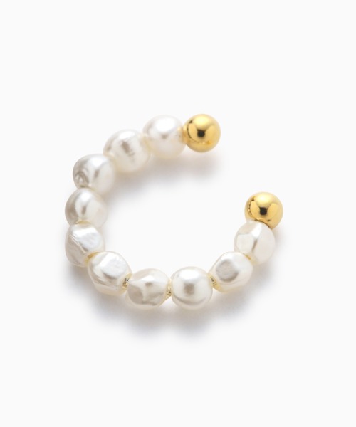 ROSE BUD（ローズバッド）の「(YEONSEO)ミニパールイヤーカフ（イヤーカフ・レディース・ホワイト・FREE）」の6枚目の写真