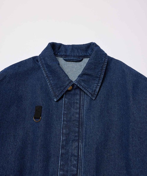 re_k by JUNRED（レクバイジュンレッド）の「re_k by JUNRED / ショートデニムハンティングジャケット（デニムジャケット・メンズ・ネイビー/ブラック・M/L/S）」の14枚目の写真