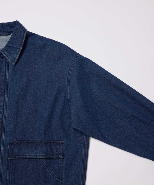 re_k by JUNRED（レクバイジュンレッド）の「re_k by JUNRED / ショートデニムハンティングジャケット（デニムジャケット・メンズ・ネイビー/ブラック・M/L/S）」の15枚目の写真
