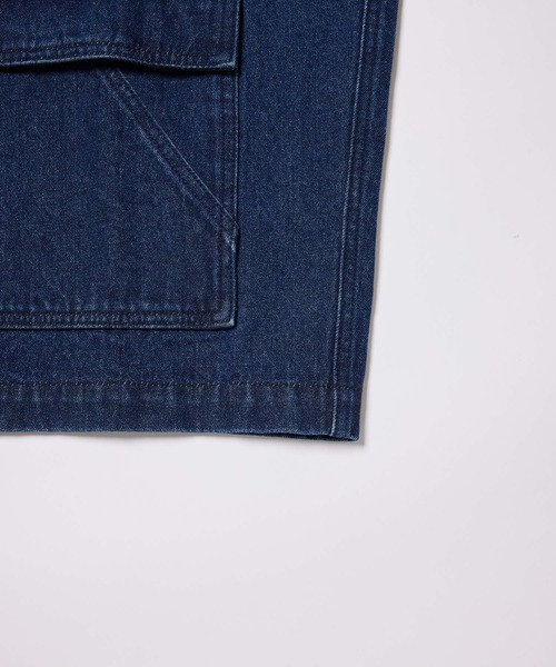 re_k by JUNRED（レクバイジュンレッド）の「re_k by JUNRED / ショートデニムハンティングジャケット（デニムジャケット・メンズ・ネイビー/ブラック・M/L/S）」の18枚目の写真