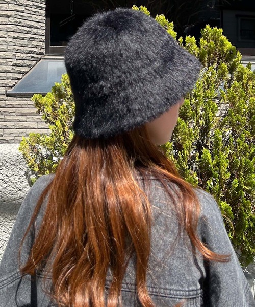 INGNI（イング）の「シャギーハット（ハット・レディース・ベージュ/オフホワイト/グレー/ブラック・ONE SIZE）」の7枚目の写真