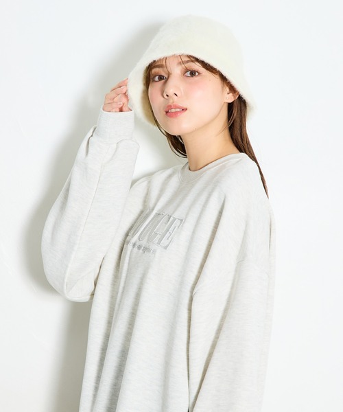 INGNI（イング）の「シャギーハット（ハット・レディース・ベージュ/オフホワイト/グレー/ブラック・ONE SIZE）」の14枚目の写真