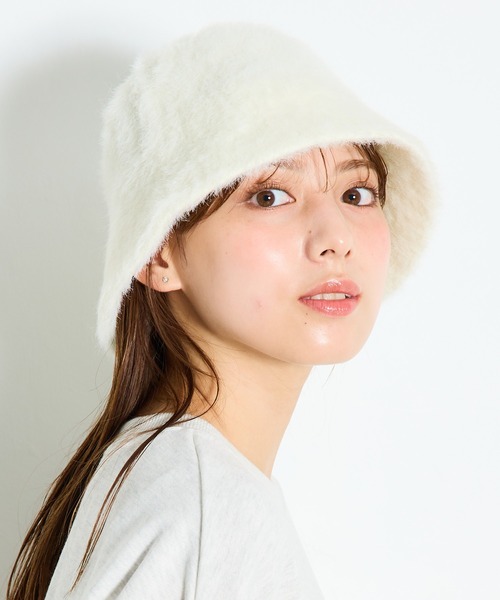 INGNI（イング）の「シャギーハット（ハット・レディース・ベージュ/オフホワイト/グレー/ブラック・ONE SIZE）」の17枚目の写真