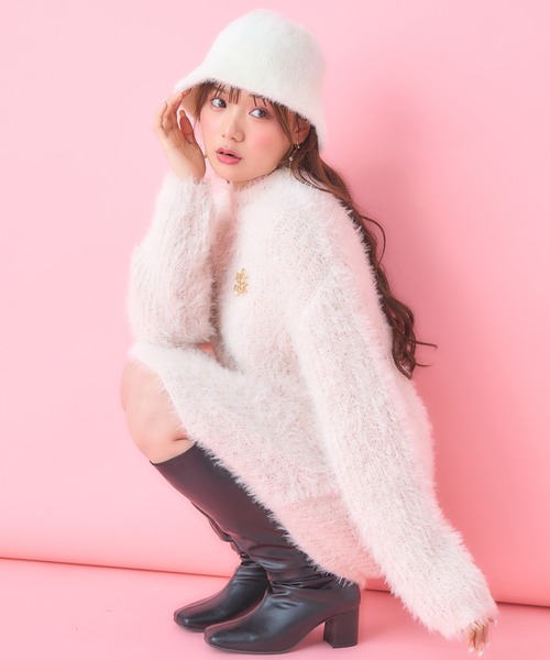 INGNI（イング）の「シャギーハット（ハット・レディース・ベージュ/オフホワイト/グレー/ブラック・ONE SIZE）」の16枚目の写真