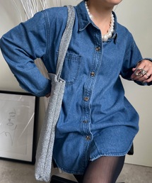 デニムオーバーシャツ