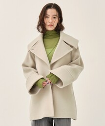 PUBLIC TOKYO | ショートトレンチウールコート(チェスターコート)