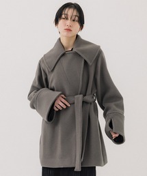 PUBLIC TOKYO | ショートトレンチウールコート(チェスターコート)