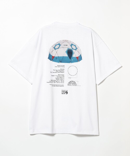 MOUNTAIN HARDWEAR（マウンテンハードウェアー）の「MOUNTAIN HARDWEAR × BEAMS / 別注 Space Station Graphic T-shirt（Tシャツ/カットソー・メンズ・ネイビー/ホワイト・MEDIUM/X-LARGE/LARGE）」の5枚目の写真