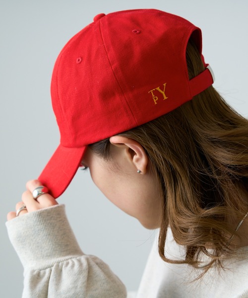 CIAOPANIC TYPY（チャオパニックティピー）の「ロゴ刺繍キャップ（キャップ・レディース・ネイビー/レッド/ブルー/オフホワイト・ONE SIZE）」の15枚目の写真