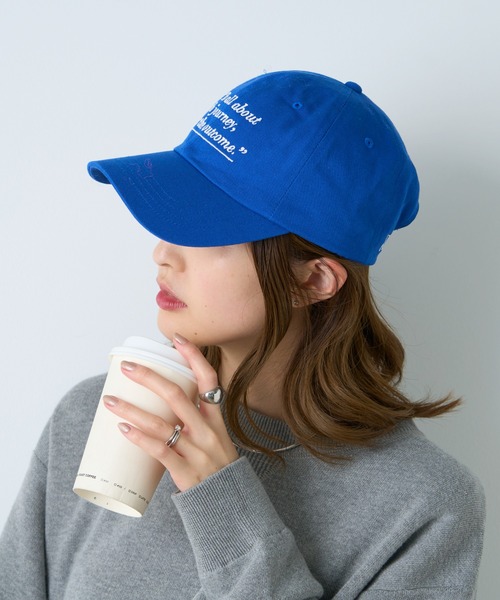 CIAOPANIC TYPY（チャオパニックティピー）の「ロゴ刺繍キャップ（キャップ・レディース・ネイビー/レッド/ブルー/オフホワイト・ONE SIZE）」の12枚目の写真