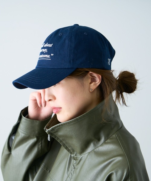 CIAOPANIC TYPY（チャオパニックティピー）の「ロゴ刺繍キャップ（キャップ・レディース・ネイビー/レッド/ブルー/オフホワイト・ONE SIZE）」の10枚目の写真