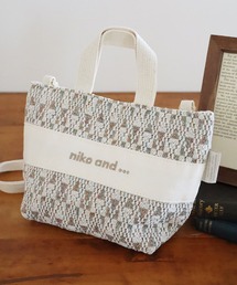 niko and... | オリジナルニコロゴジャガードショルダーバッグ【ニコロゴトート】(ショルダーバッグ)