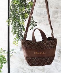 niko and... | オリジナルニコロゴジャガードショルダーバッグ【ニコロゴトート】(ショルダーバッグ)