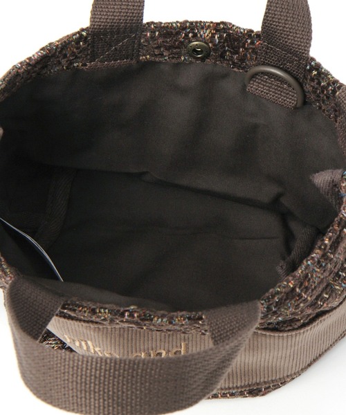 niko and...（ニコアンド）の「オリジナルニコロゴジャガードショルダーバッグ【ニコロゴトート】（ショルダーバッグ・レディース・アイボリー/ブラウン・0）」の8枚目の写真