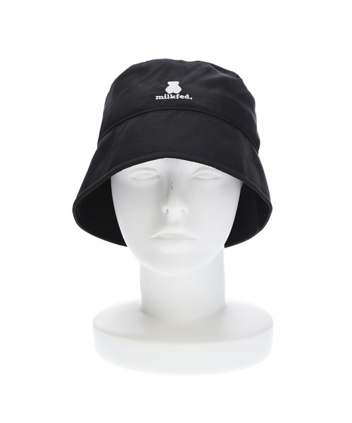 AQO STUDIO SPACE（アコスタジオスペース）の「MILKFED.xAQO STUDIOS BUCKET HAT（ハット・レディース・ブラック/ベージュ・ONE SIZE）」の8枚目の写真