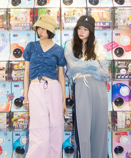 AQO STUDIO SPACE（アコスタジオスペース）の「MILKFED.xAQO STUDIOS BUCKET HAT（ハット・レディース・ブラック/ベージュ・ONE SIZE）」の14枚目の写真