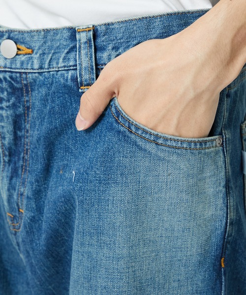 JIEDA(ジエダ)の「USED BAGGY DENIM(デニムパンツ・メンズ・ブラック/インディゴブルー・1/2/3)」の19枚目の写真