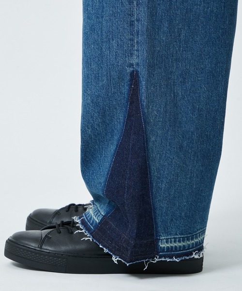 JieDa USED BAGGY DENIM ユーズド バギー デニム サイズ1 JIEDA - USED BAGGY DENIM | INDIGO | デニム | NapsNote