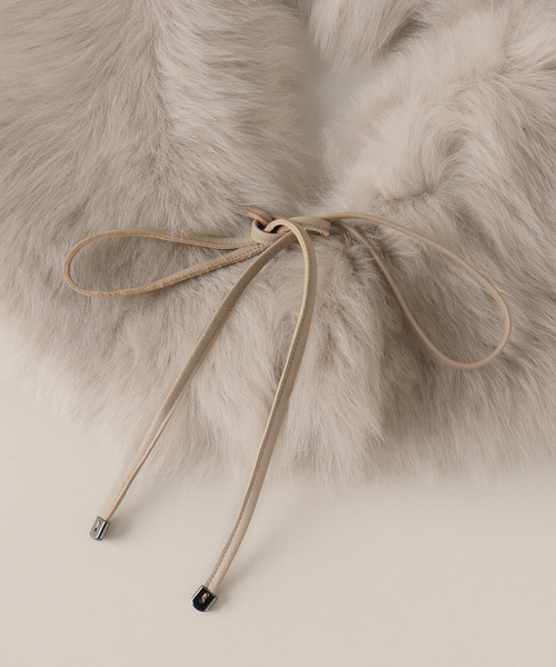 GUSHLOW&COLE（ガシュロウアンドコール）の「【GUSHLOW&COLE】トスカーナストール（ストール/ショール・レディース・ライトグレー・FREE）」の3枚目の写真