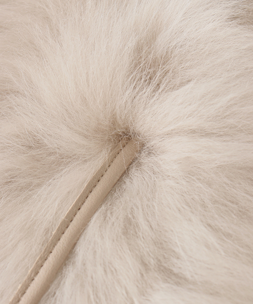 GUSHLOW&COLE（ガシュロウアンドコール）の「【GUSHLOW&COLE】トスカーナストール（ストール/ショール・レディース・ライトグレー・FREE）」の4枚目の写真