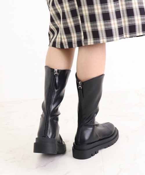 Miniministore(ミニミニストア)の「ロングブーツ ブーツレディース 靴(ブーツ・レディース・ブラック/ベージュ/アイボリー・23.5cm/23.0cm/24.5cm/22.5cm/24.0cm/25.0cm)」の10枚目の写真