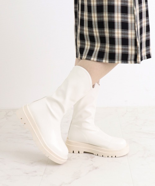 Miniministore(ミニミニストア)の「ロングブーツ ブーツレディース 靴(ブーツ・レディース・ブラック/ベージュ/アイボリー・23.5cm/23.0cm/24.5cm/22.5cm/24.0cm/25.0cm)」の14枚目の写真