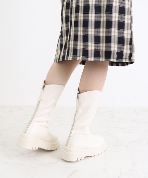 Miniministore(ミニミニストア)の「ロングブーツ ブーツレディース 靴(ブーツ・レディース・ブラック/ベージュ/アイボリー・23.5cm/23.0cm/24.5cm/22.5cm/24.0cm/25.0cm)」の16枚目の写真