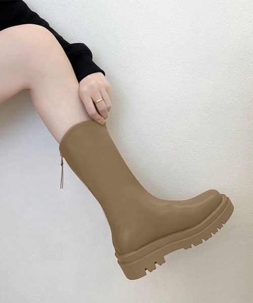 Miniministore(ミニミニストア)の「ロングブーツ ブーツレディース 靴(ブーツ・レディース・ブラック/ベージュ/アイボリー・23.5cm/23.0cm/24.5cm/22.5cm/24.0cm/25.0cm)」の18枚目の写真