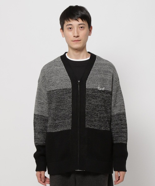 セール】[NUMERALS]グラデーションニットカーディガン（カーディガン