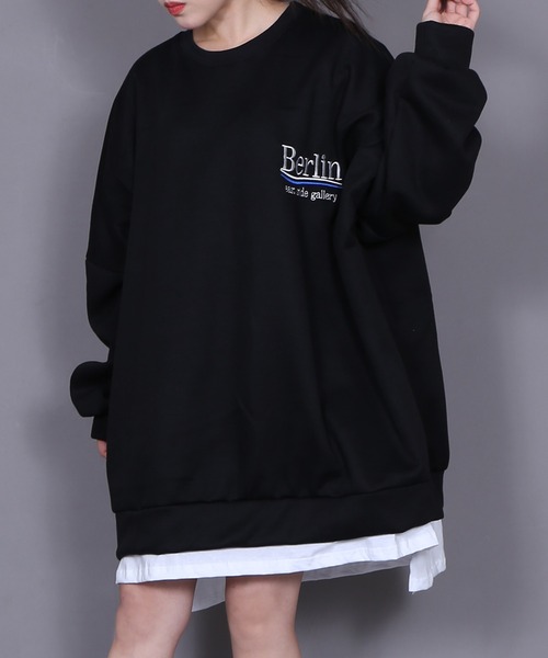 Figments（フィグメンツ）の「Fレイヤードカントリーロゴスウェット