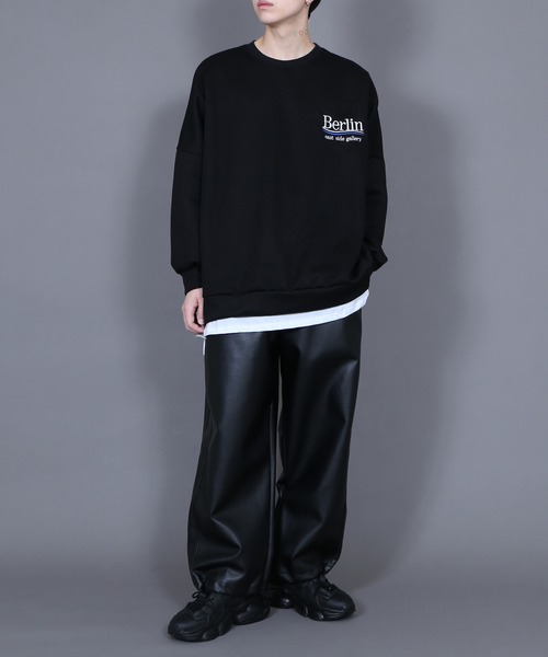 Figments（フィグメンツ）の「Fレイヤードカントリーロゴスウェット