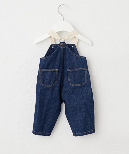 CIAOPANIC TYPY（チャオパニックティピー）の「【BABY】デニムロンパース（ロンパース・キッズ・サックスブルー/ネイビー・80）」の9枚目の写真