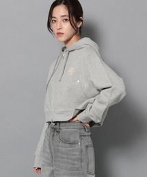 Anui | 【UNISEX】ボクシーロゴZIPパーカー(パーカー)