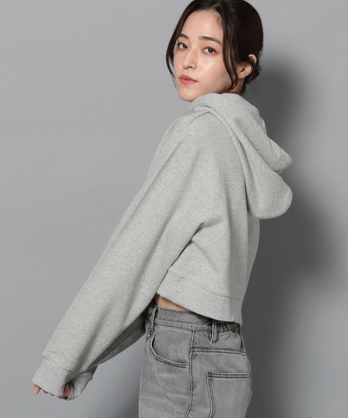 Anui（アニュイ）の「【UNISEX】ボクシーロゴZIPパーカー（パーカー・レディース・レッド/グレー/ブラック・SMALL/MEDIUM/LARGE）」の21枚目の写真