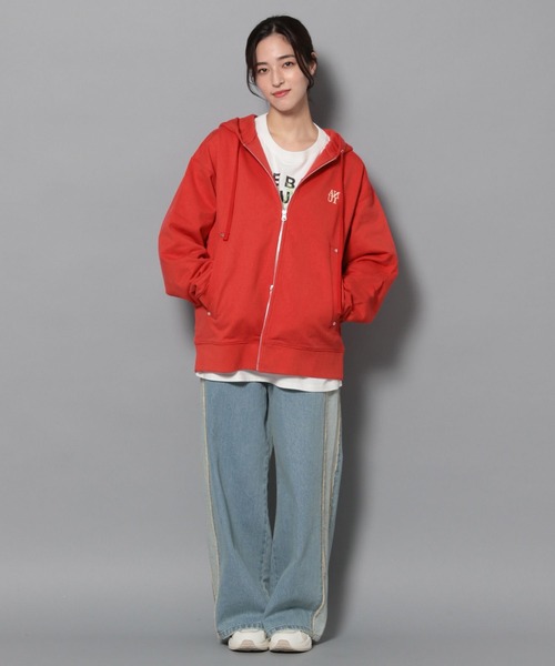EPTM パーフェクト ボクシー フーディ パーカー 6色 送料込み セール】【UNISEX】ボクシーロゴZIPパーカー（パーカー）｜Anui