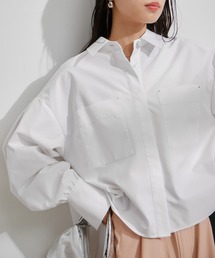 VIS | 【洗える】タイプライタービックフレアシャツ(シャツ/ブラウス)