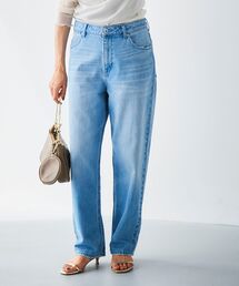 le.coeur blanc | デニムソフトテーパード(デニムパンツ)