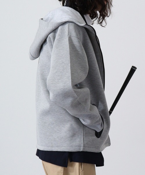 FUNALIVE（ファンアライブ）の「Super stretch full zip hoodie / スーパーストレッチフルジップパーカー フーディー unisex（パーカー・メンズ・ブラック/杢グレー・L/XL/M）」の9枚目の写真