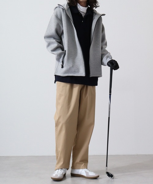 FUNALIVE（ファンアライブ）の「Super stretch full zip hoodie / スーパーストレッチフルジップパーカー フーディー unisex（パーカー・メンズ・ブラック/杢グレー・L/XL/M）」の11枚目の写真