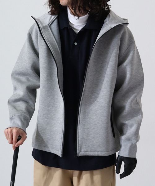 FUNALIVE（ファンアライブ）の「Super stretch full zip hoodie / スーパーストレッチフルジップパーカー フーディー unisex（パーカー・メンズ・ブラック/杢グレー・L/XL/M）」の7枚目の写真