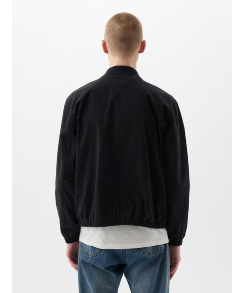 【関税込み】ロゴ入り コットンボンバージャケット GAP（ギャップ）の「GAPロゴ コットンボンバージャケット(ユニ